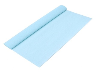 1Roll Light Blue Single-Ply Crepe Paper Arts & Craft 250x50cm